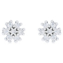 PENDIENTE 6 PETALOS FLOR CIRCONITAS TACO-3UDS - PE6266R