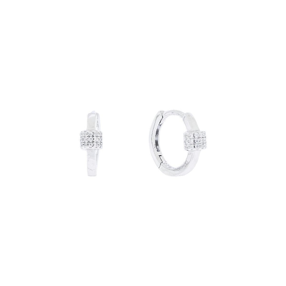 PEND. ARO LISO CON TUBO CZ - PE6294R/04