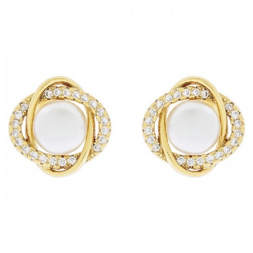 PEND. LISO + CZ PERLA CENTRO - PE6296CH