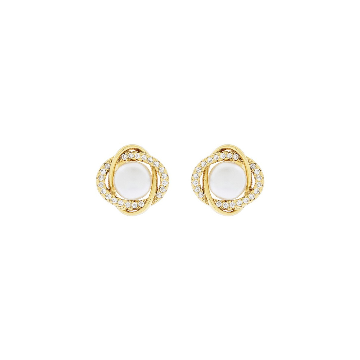 PEND. LISO + CZ PERLA CENTRO - PE6296CH