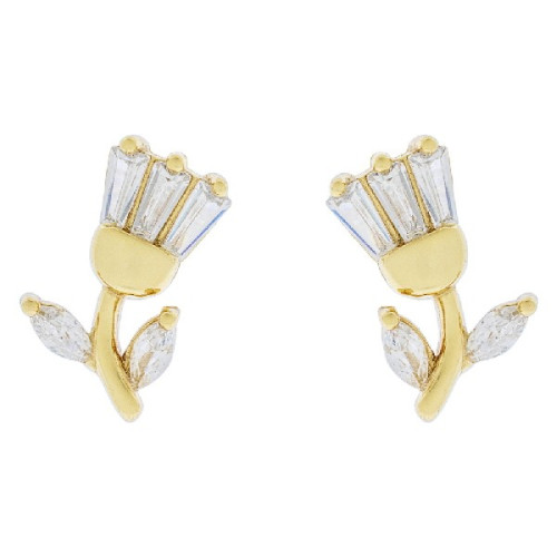 PEND. FLOR BAGUETTE CZ - PE6298CH
