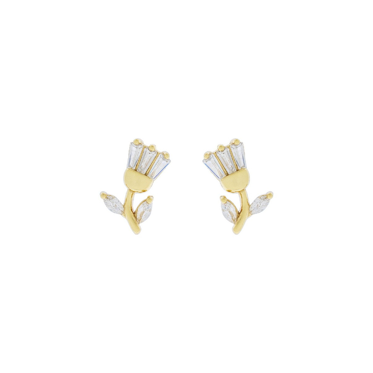 PEND. FLOR BAGUETTE CZ - PE6298CH