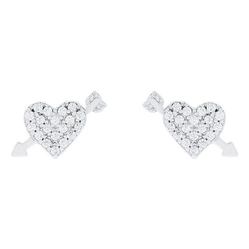 PEND. CORAZON CZ + FLECHA - PE6299R
