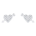 PEND. CORAZON CZ + FLECHA - PE6299R