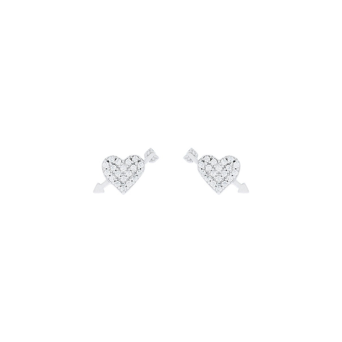PEND. CORAZON CZ + FLECHA - PE6299R