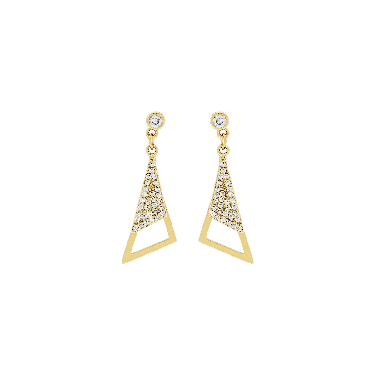 PEND. DOBLE LISO + CZ - PE6301CH