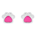 PEND. HUELLA PERRO ESMALTE Y CZ TACO-3UD - PE6303R