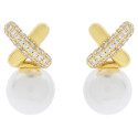 PEND. CRUZ LISA + CZ CON PERLA - PE6305CH