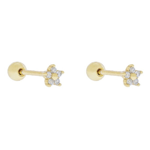 PE. FLOR CZ BOLA ROSCA T-3UDS - PE6332CH