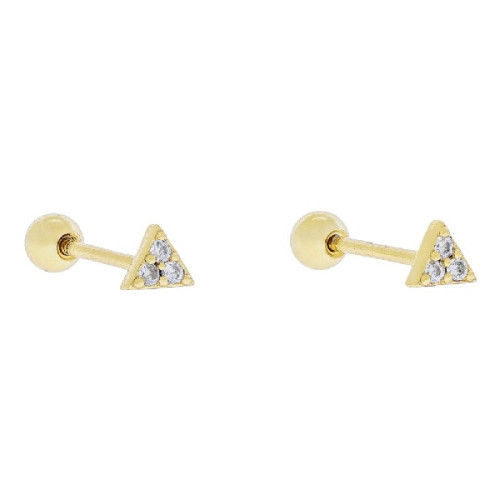 PE. TRIANGULO CZ BOLA ROSCA T-3UDS - PE6334CH