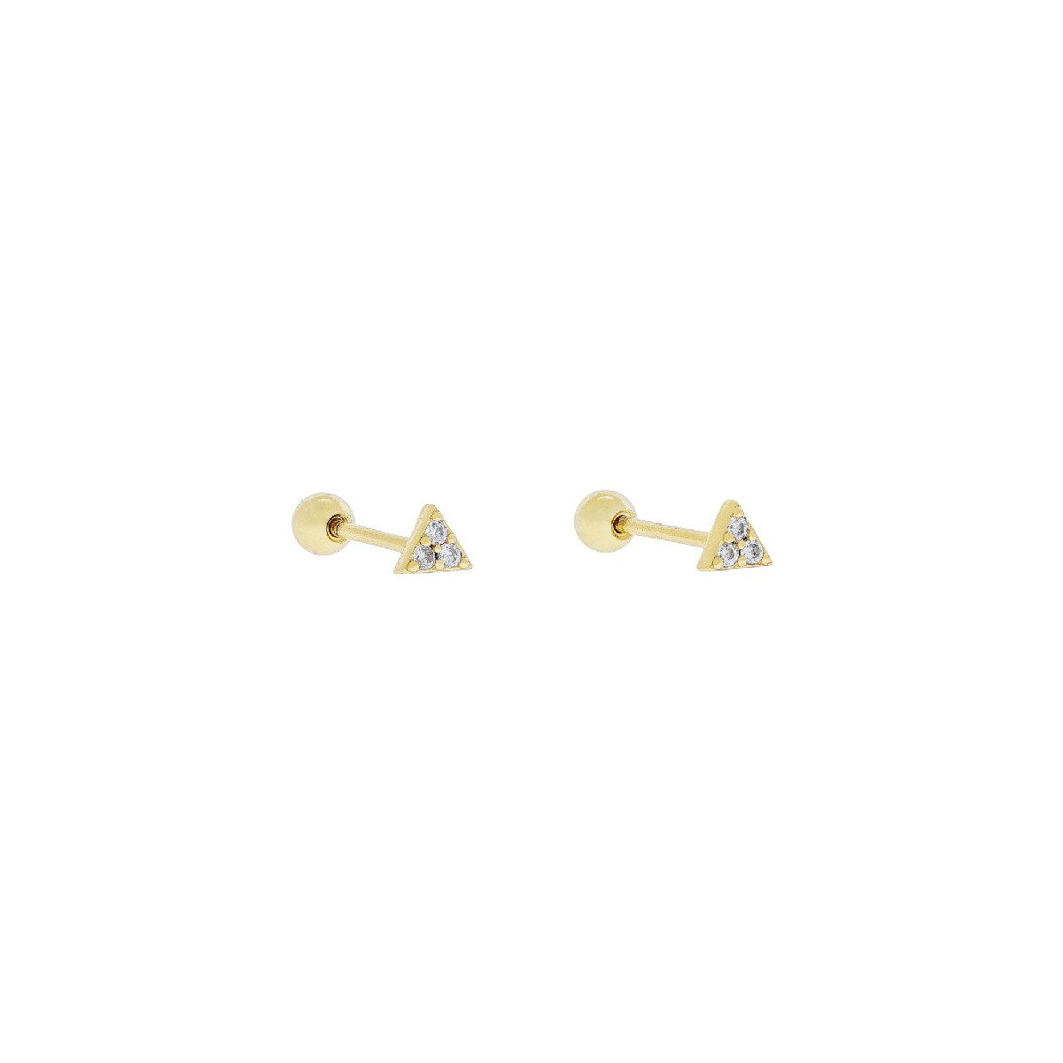 PE. TRIANGULO CZ BOLA ROSCA T-3UDS - PE6334CH