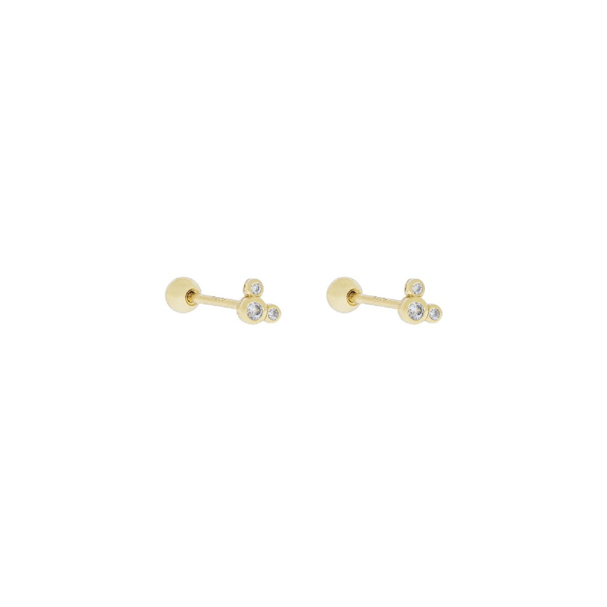 PE. CZ CON OREJAS BOLA ROSCA T-3UDS - PE6335CH