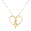 COLG. CORAZON CZ DENTRO CANDADO LLAVE - CO2953CH