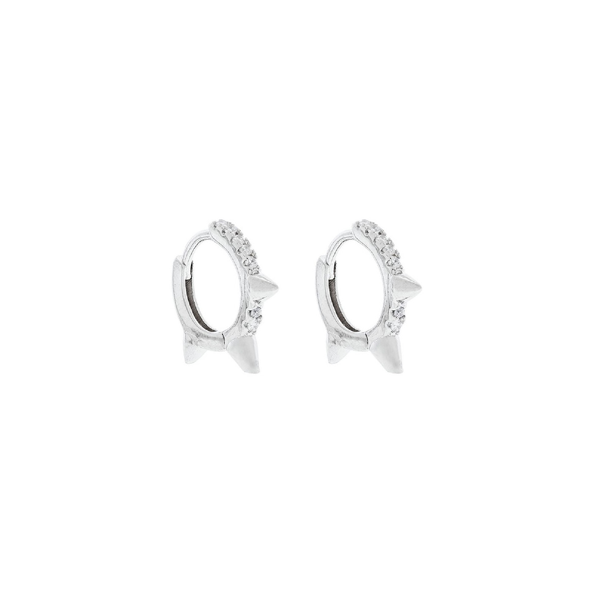 PE. ARO 3 TACHUELAS CON CZ - PE6213R