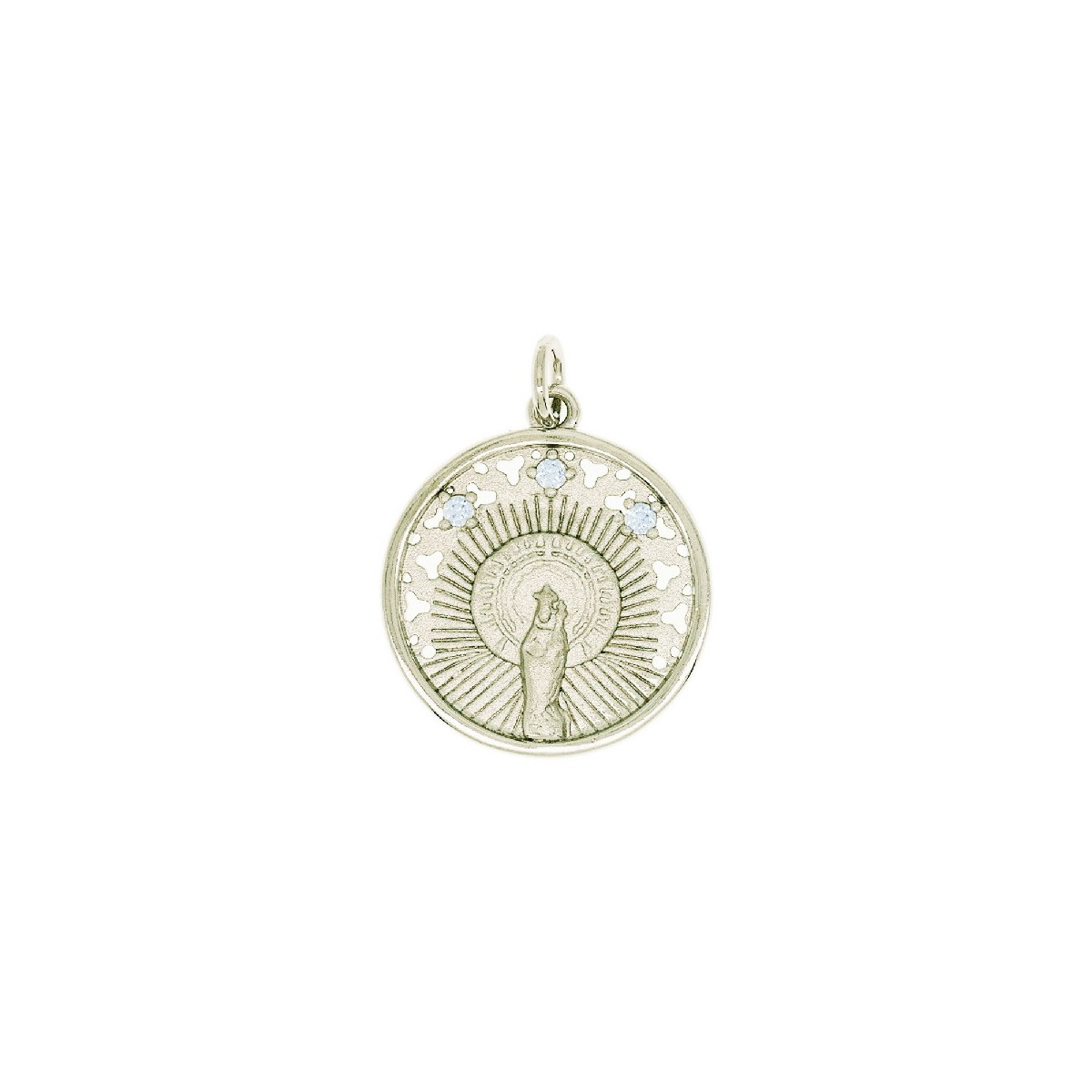 VIRGEN PILAR 22 MM 3 CZ 2 MICRAS - CO2888CH