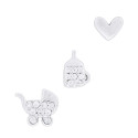 P. SET 3UD CARRO, BIBERON + CORAZON LISO - PE6143R