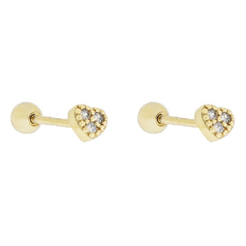 PE. CORAZON CZ  BOLA ROSCA T-3UDS - PE6340CH