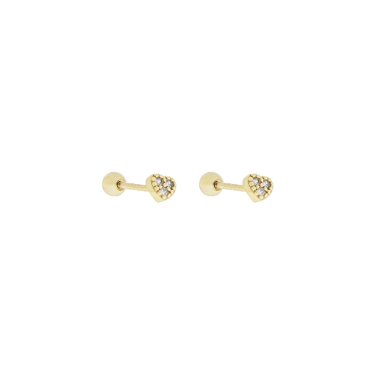 PE. CORAZON CZ  BOLA ROSCA T-3UDS - PE6340CH