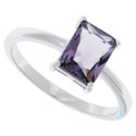 SORTIJA 1 CZ RECTANGULAR 6 X 8 MM  - SO1595R/01