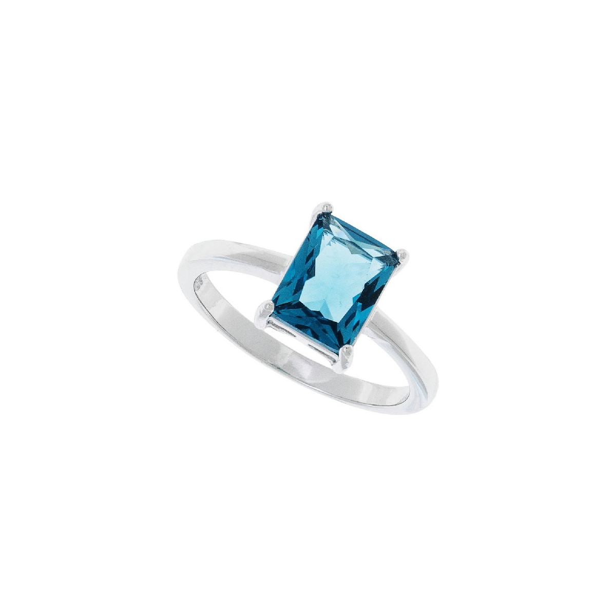 SORTIJA 1 CZ RECTANGULAR 6 X 8 MM  - SO1595R/03