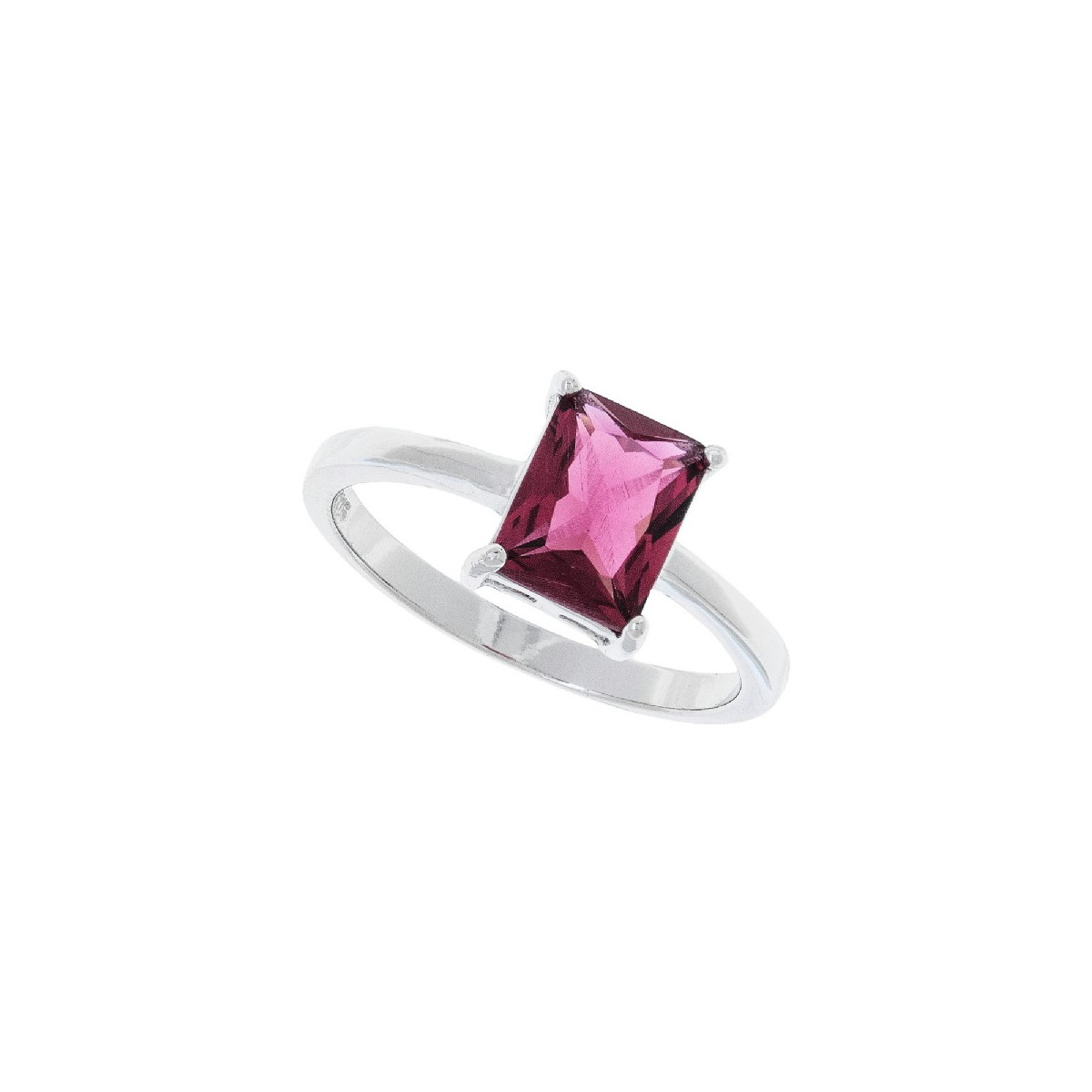 SORTIJA 1 CZ RECTANGULAR 6 X 8 MM  - SO1595R/13
