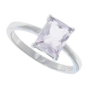 SORTIJA 1 CZ RECTANGULAR 6 X 8 MM  - SO1595R/14