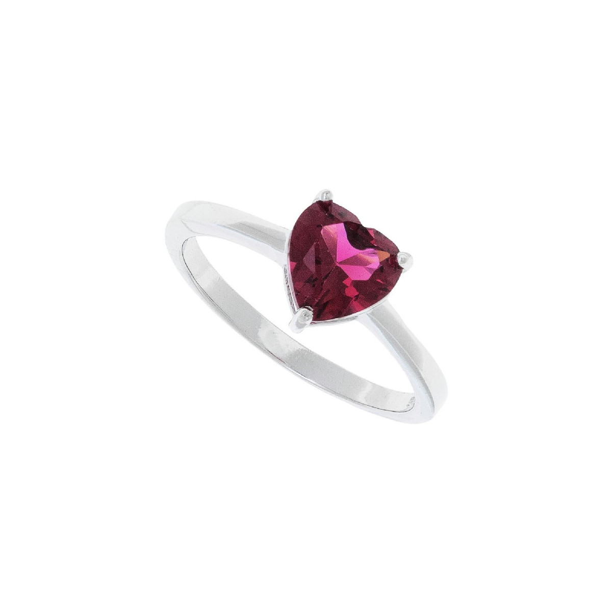 SORTIJA 1 CZ CORAZON 7 MM  - SO1596R/13