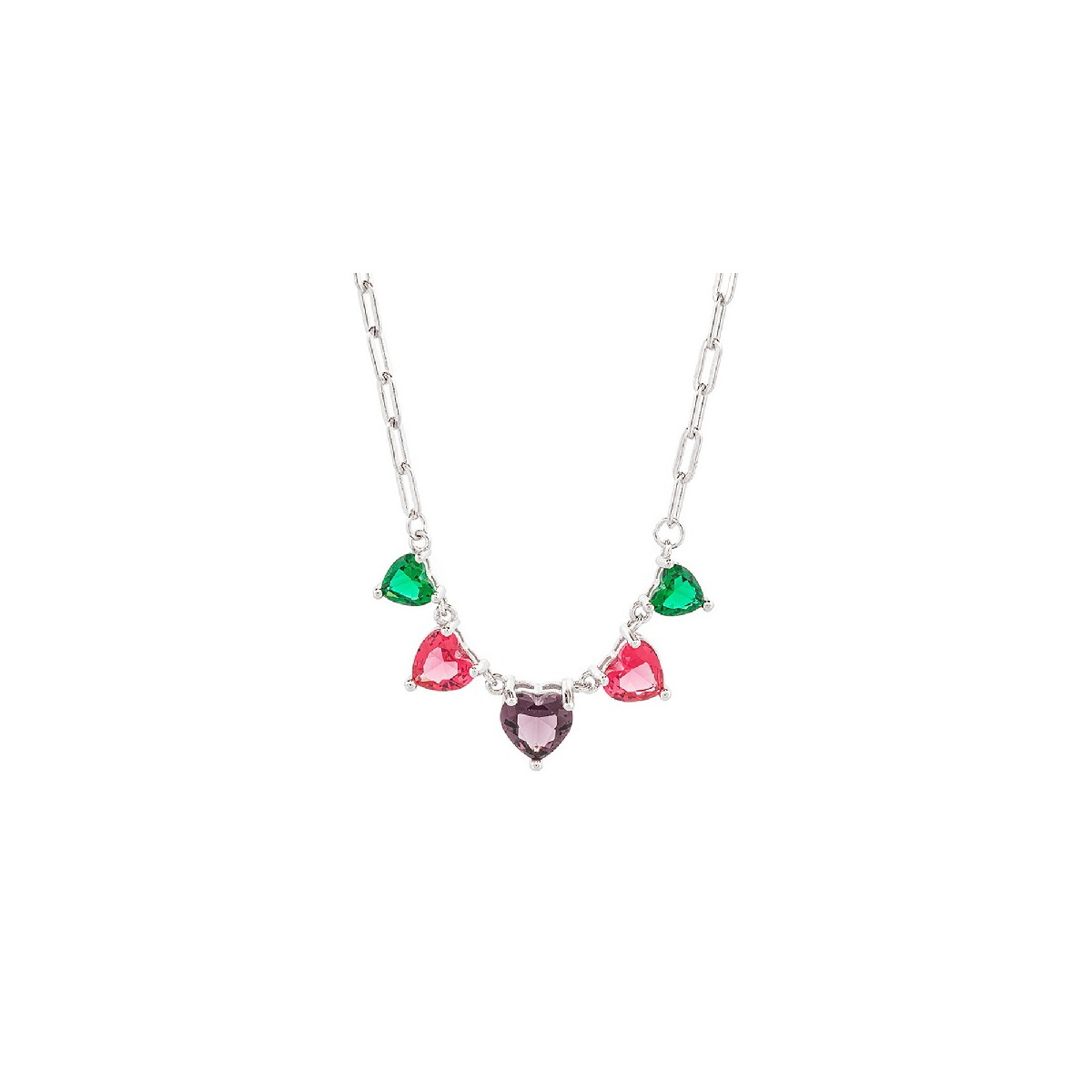 GARG. 5 CZ CON FORMA DE CORAZON - GA1838R/24