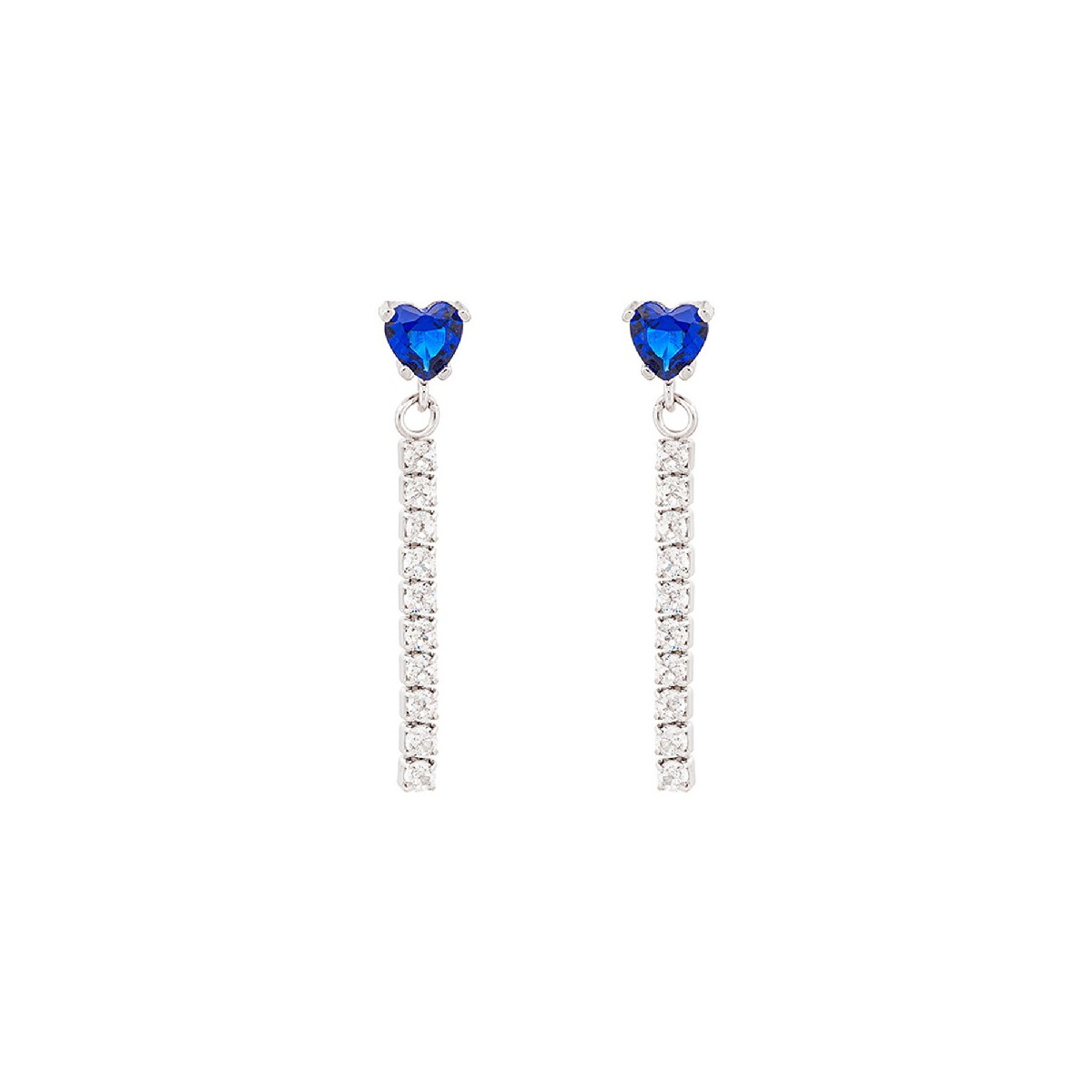 PEN. CZ CORAZON PALILLO + TIRA DE CZ - PE6379/03