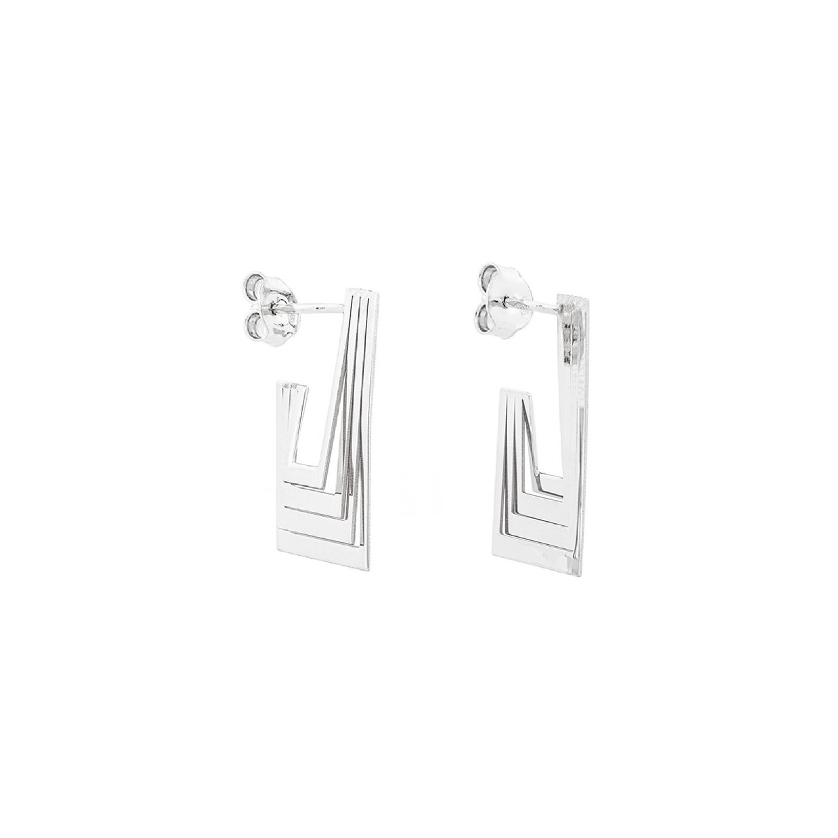 PENDIENTE ARO RECTANGULAR PRESION - PE6382R PENDIENTE ARO RECTANGULAR PRESION - PE6382R