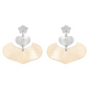 PE. LARGO FORMA CORAZON BICOLOR - PE6387R/CH