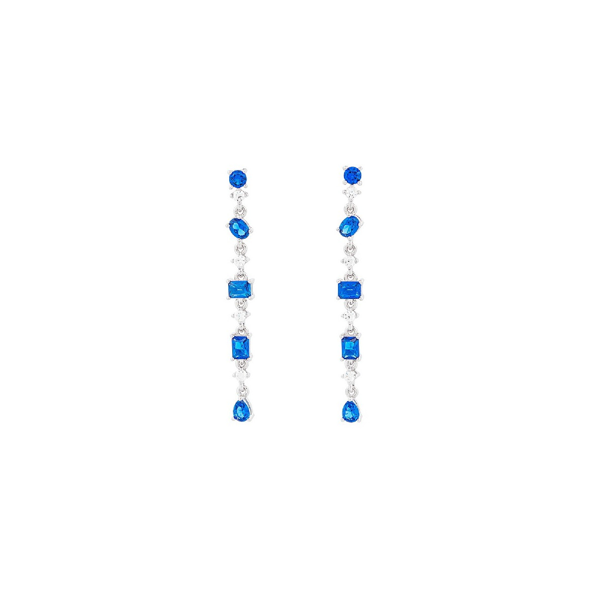 PENDIENTE LARGO CON CIRCONITAS EN LINEA - PE6404R/03