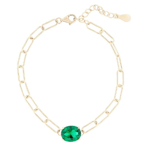 PUL. ESLABON RECTANGULAR CENTRO CZ - PU5541CH/16