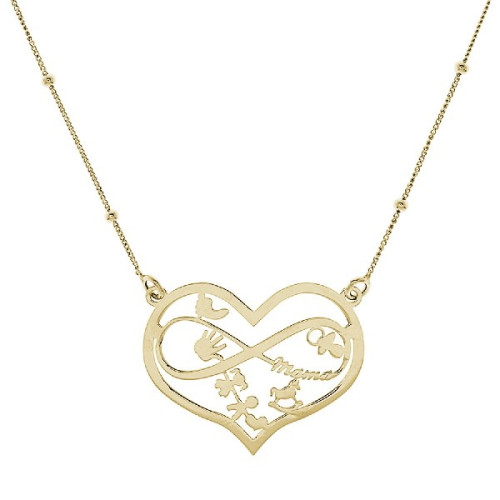 GARGANTILLA CORAZON INFINITO MAMA - GA1791CH