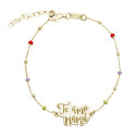P.CAD.BOLAS ESMALTE TE AMO MAMA - PU5296CH/24