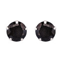PENDIENTE REDONDO GARRA NEGRA 8MM - PE2179/10