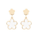PEND. DOBLE FLOR LISA Y NACAR - PE6420CH