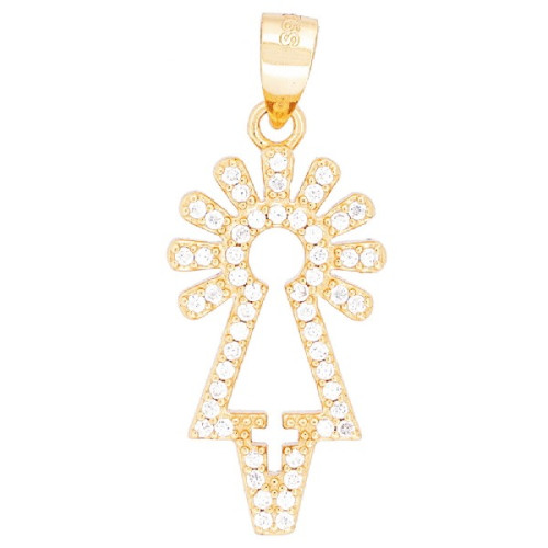 COLG. VIRGEN DEL PILAR SILUETA CZ - CO2968CH