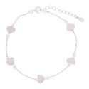 PULSERA 5 CORAZONES EN LINEA - PU4230