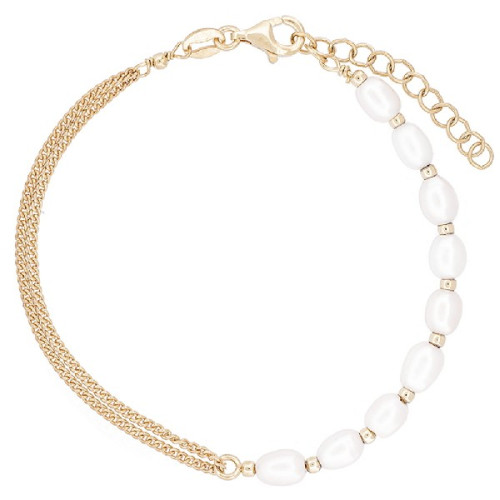 PUL. 8 PERLAS NATURALES + CADENA DOBLE - PU5692CH