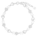 PUL. CORAZON LISO + CZ + CORAZON CALADO - PU5696R/04