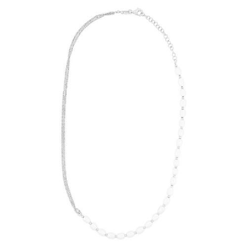 G.DOBLE MITAD PERLA NATURAL MITAD CADENA - GA1864R