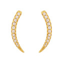 PENDIENTE TREPADOR PRESION LINEA CON CIRCONITAS - PE6241CH
