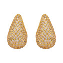 PENDIENTE GOTA CZ 14 MM  - PE6481CH
