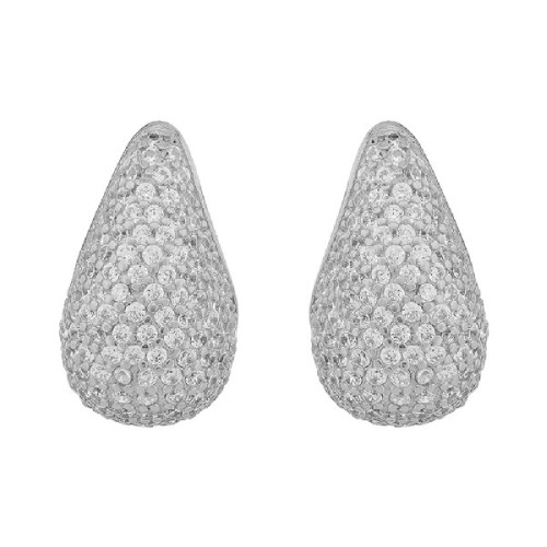 PENDIENTE GOTA CZ 14 MM  - PE6481R