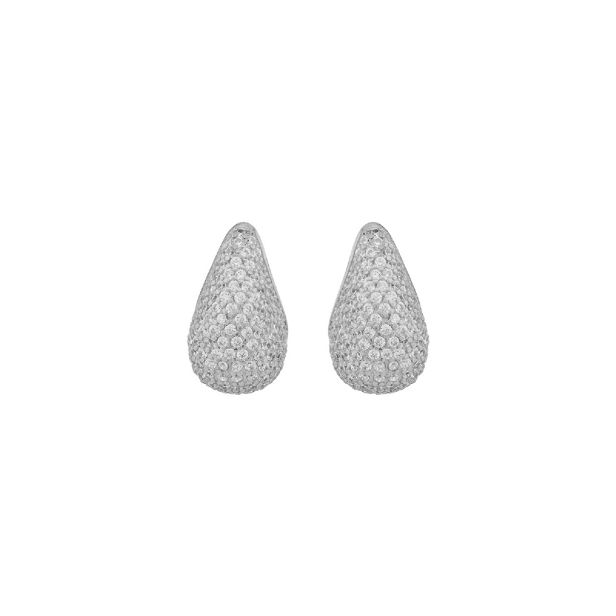 PENDIENTE GOTA CZ 14 MM  - PE6481R