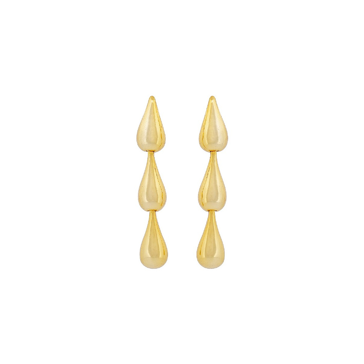 PENDIENTE GOTA TRIPLE LISA - PE6484CH