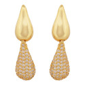 PENDIENTE GOTA DOBLE 1 LISA 1 CZ - PE6485CH