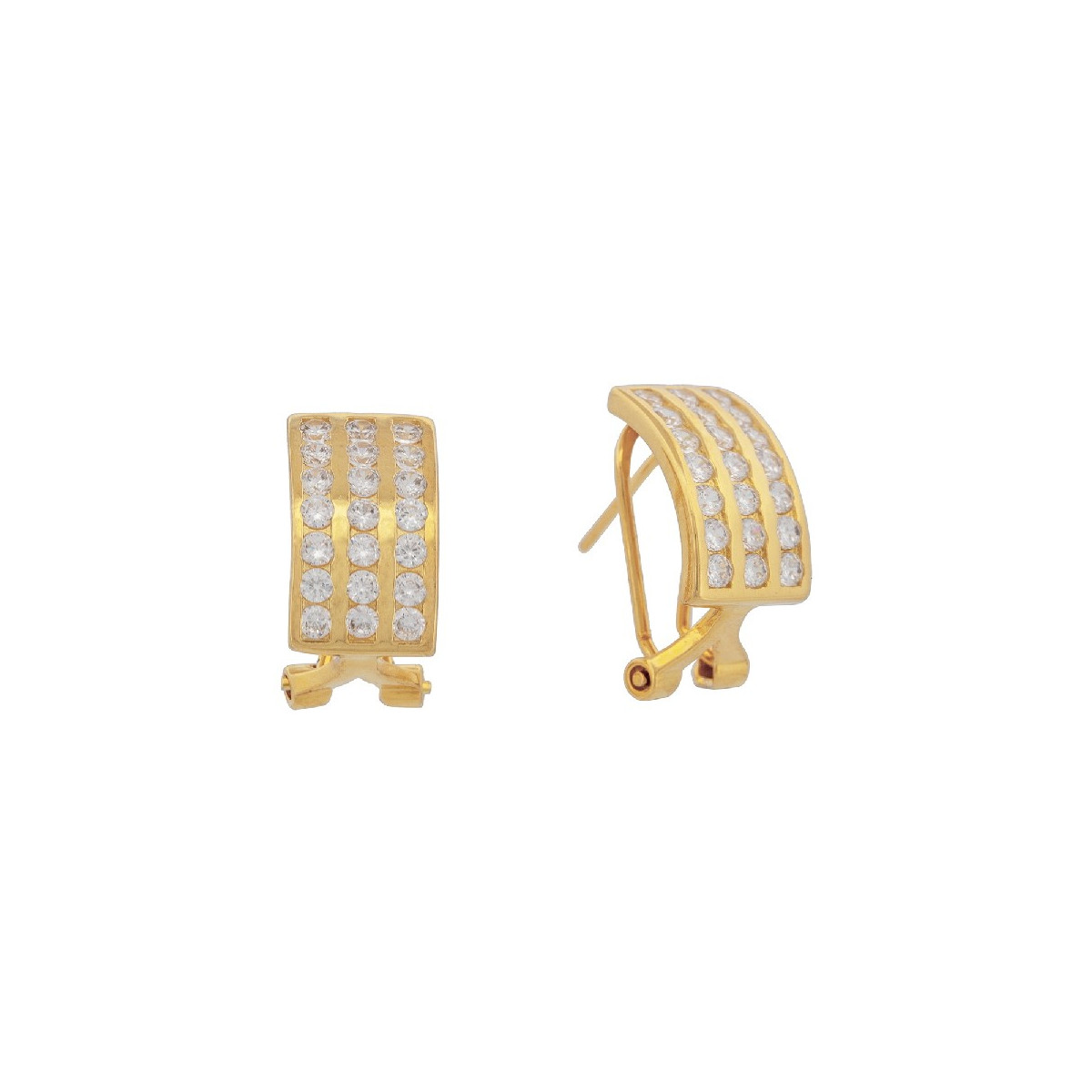 PEND. OMEGA 3 FILAS DE CZ - PE6521CH