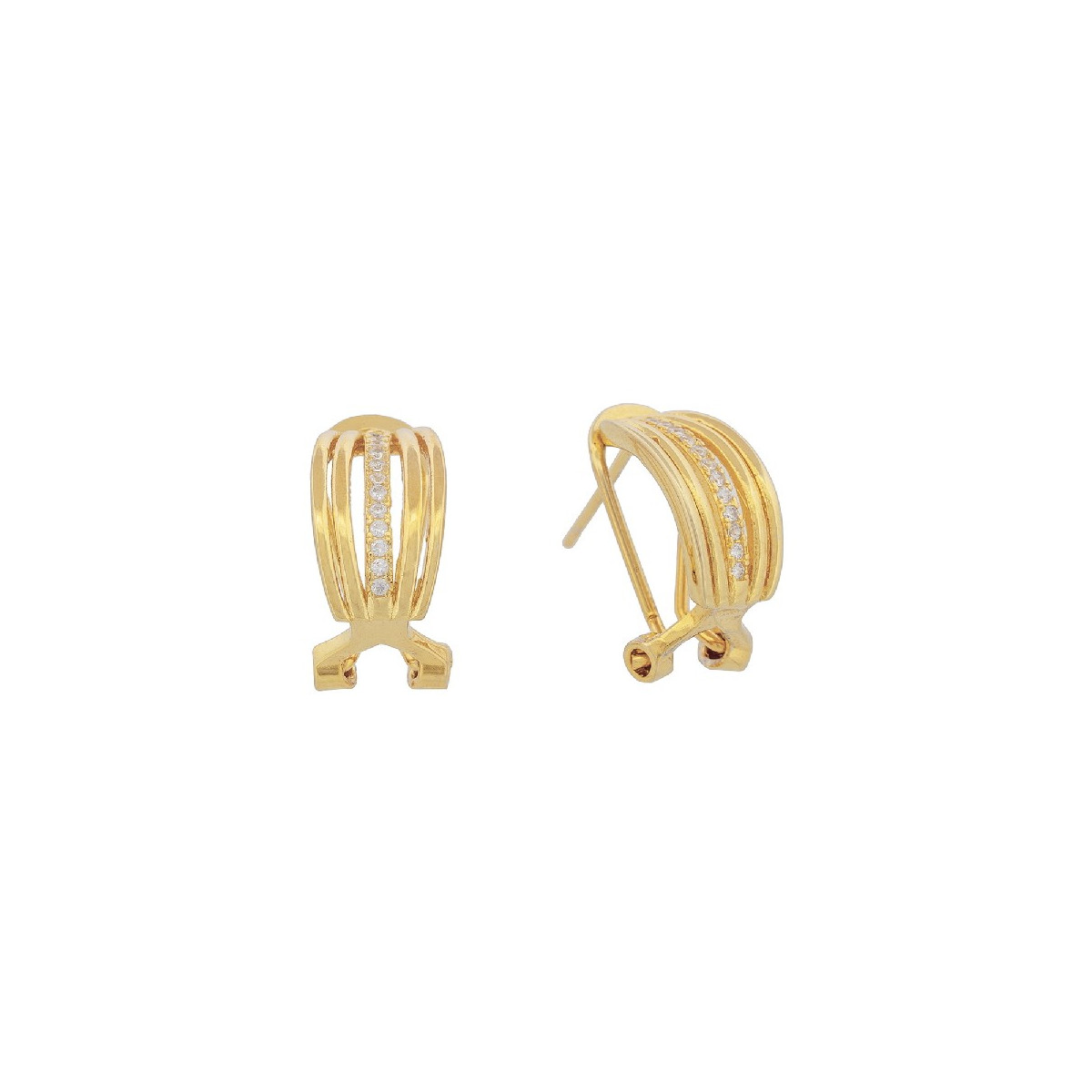 PEND. OMEGA LINEAS LISAS CENTRO CZ - PE6523CH